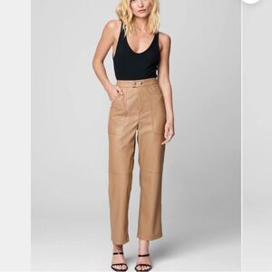 Blank NYC Baxter Camel Vegan Leather Pant